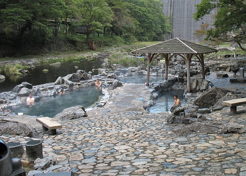 湯原温泉 砂湯