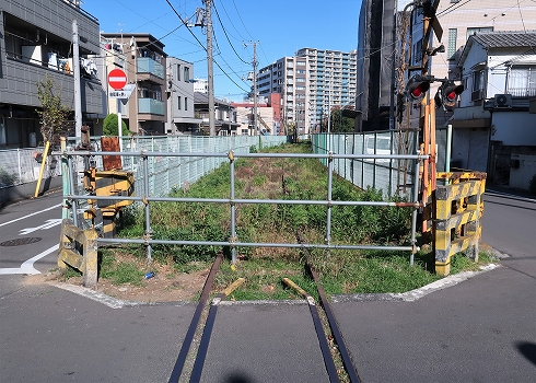 北王子線踏切跡